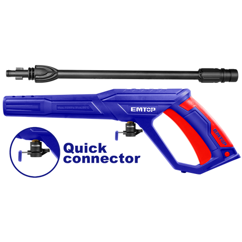 Pistola y lanza para hidrolavadora