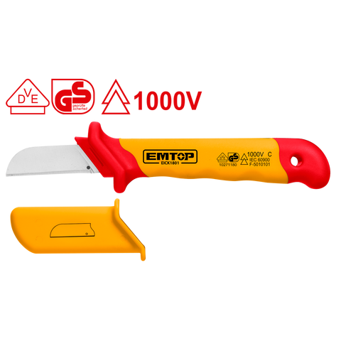 Cuchillo Pelacable Recto Aislado 1000v