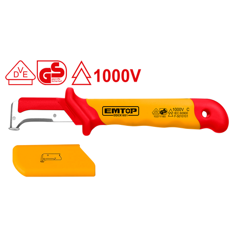 Cuchillo Pelacable Curvo Aislado 1000v