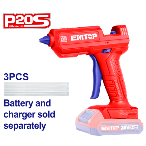 Pistola de silicona inalámbrica Lithium-ion