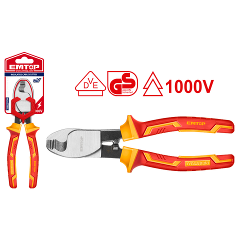 Alicate Corta Cable Aislado 1000V 6"