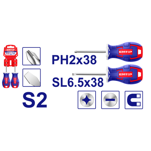 Set Destor.de Fuerza 2pzs Industrial Imantado S2 Phl Y Pl