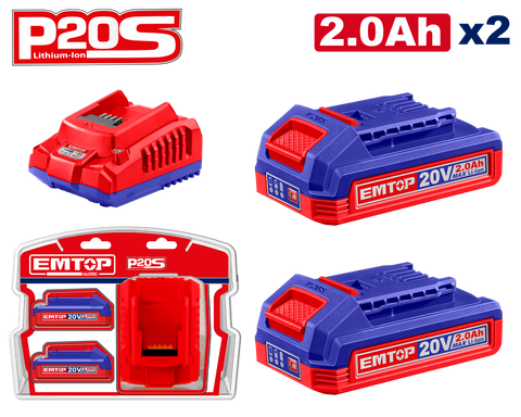Kit de baterías y cargador